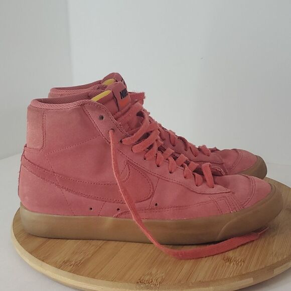 Nike Blazer Mid 77 Suede Light Redwood Gum Hi Top Sneakers Men's Size 8 - Picture 5 of 9